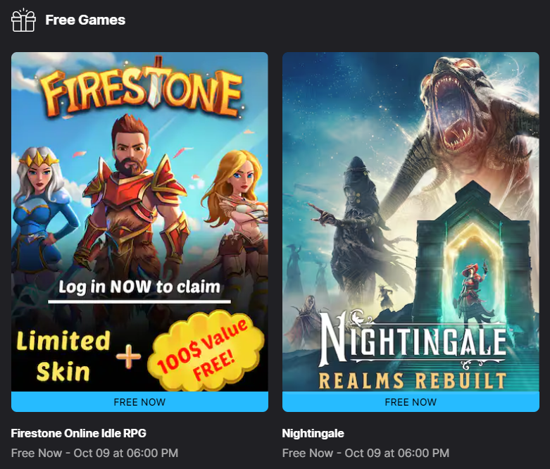 Epic – tasuta mängud, n40