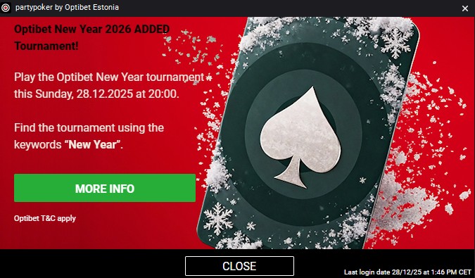 Optibet Christmas and New Year Event