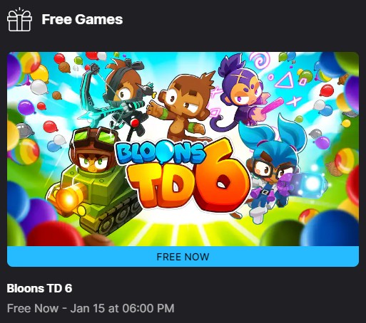 Epic – tasuta mäng, n1/2026